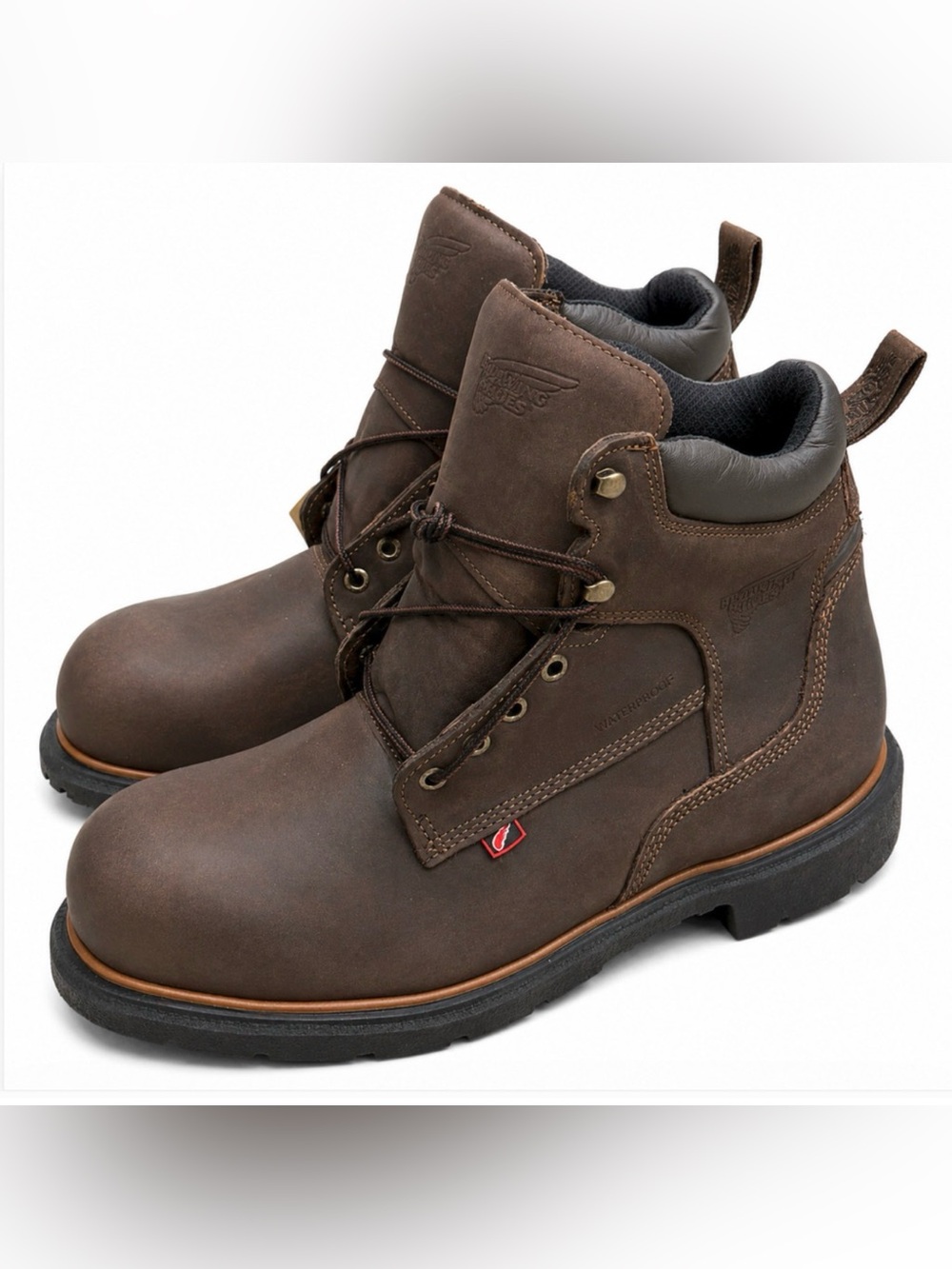 RED WING 4404 DYNAFORCE 6-INCH INSULATED WATERPROOF SAFETY TOE WORK BOOTS 10 E2